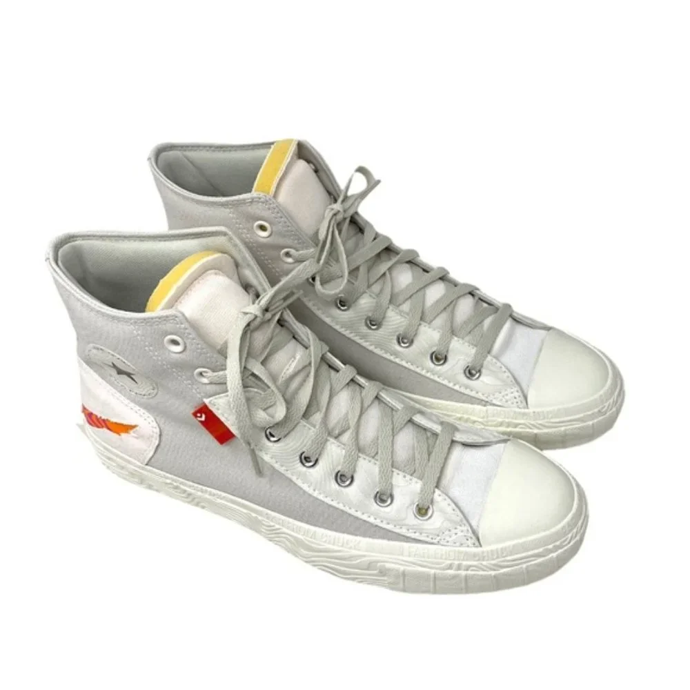 Converse Chuck Taylor All Star High Top Beige Men’s Size Canvas Sneakers A00794C - Picture 4 of 9